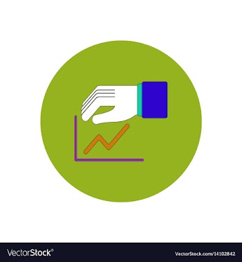 In flat design of progress vector image