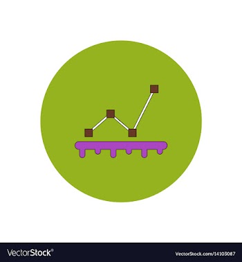 In flat design of progress vector image