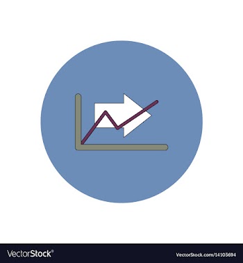 In flat design of progress vector image