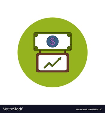 In flat design of progress vector image