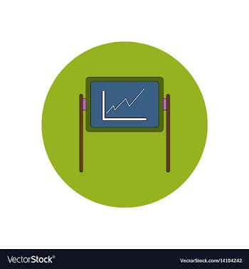 In flat design of progress vector image