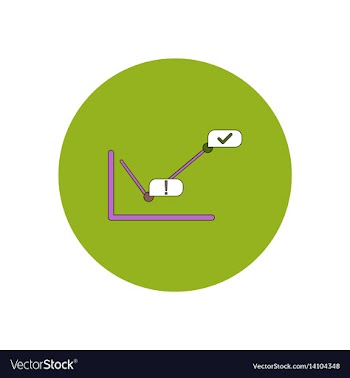 In flat design of progress vector image