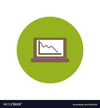 In flat design of progress vector image