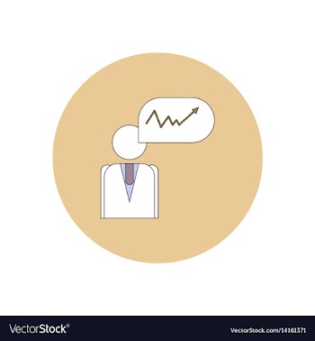 In flat design of progress vector image