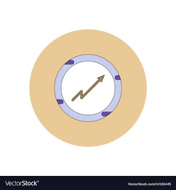 In flat design of progress vector image