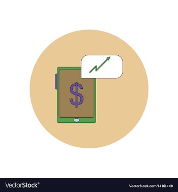 In flat design of progress vector image