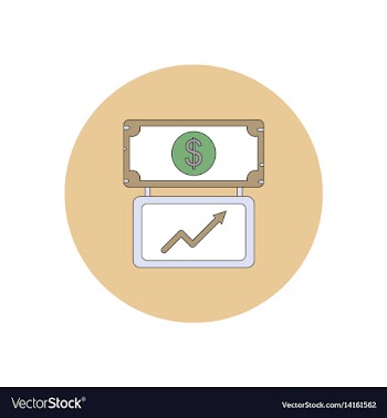 In flat design of progress vector image