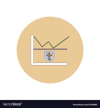 In flat design of progress vector image
