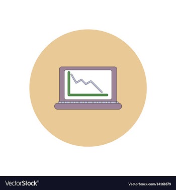 In flat design of progress vector image