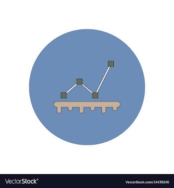 In flat design of progress vector image