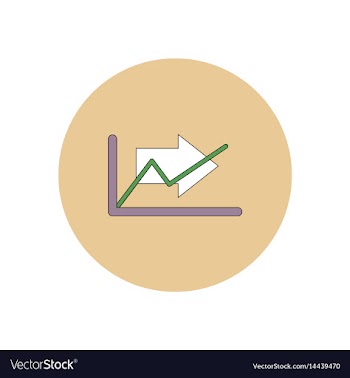 In flat design of progress vector image