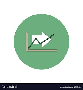 In flat design of progress vector image