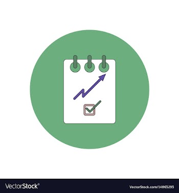 In flat design of progress vector image