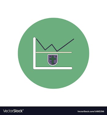 In flat design of progress vector image