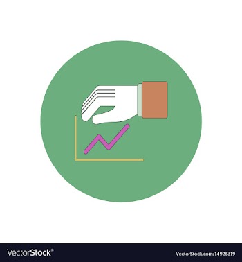 In flat design of progress vector image