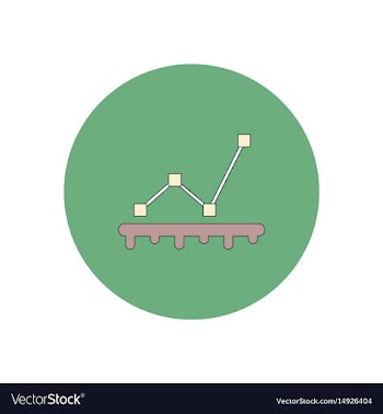 In flat design of progress vector image
