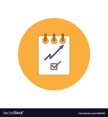 In flat design of progress vector image
