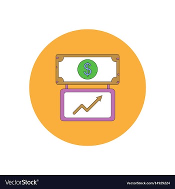 In flat design of progress vector image