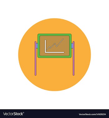 In flat design of progress vector image