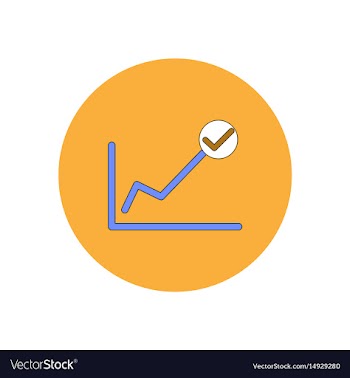 In flat design of progress vector image