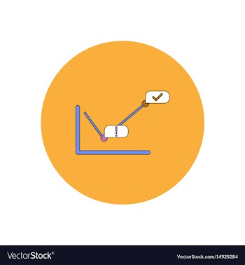 In flat design of progress vector image