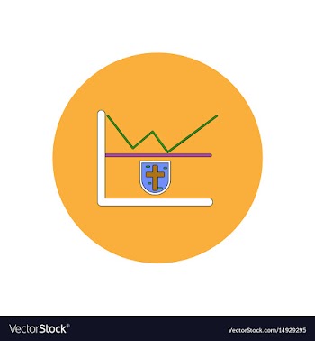 In flat design of progress vector image