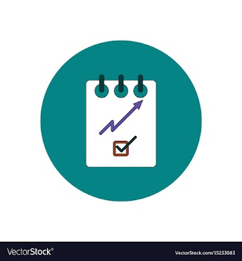 In flat design of progress vector image