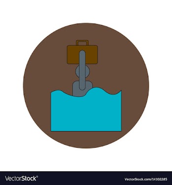 In flat design of refugee in vector image
