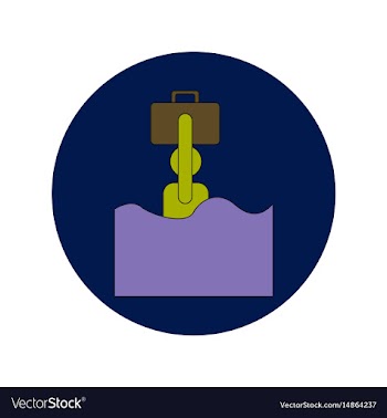 In flat design of refugee in vector image