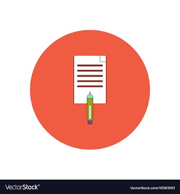 In flat design of sheet of vector image