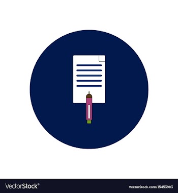 In flat design of sheet of vector image