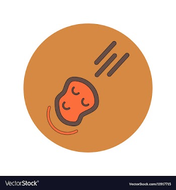 In flat design of space vector image