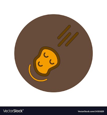 In flat design of space vector image