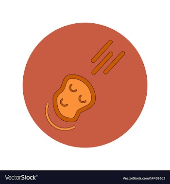 In flat design of space vector image