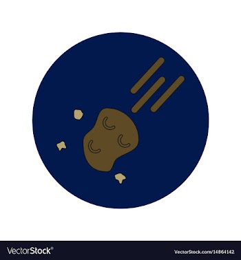 In flat design of space vector image