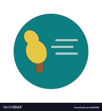 In flat design of storm and vector image