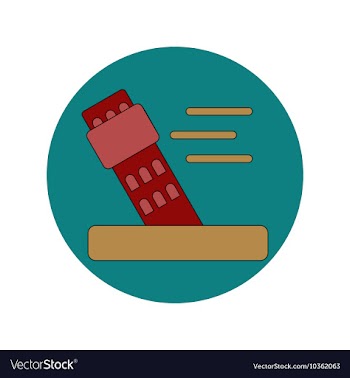 In flat design of storm and vector image