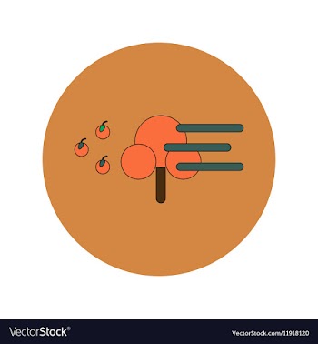 In flat design of storm and vector image