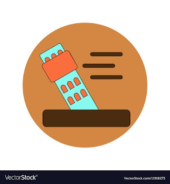 In flat design of storm and vector image