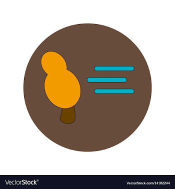 In flat design of storm and vector image