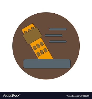 In flat design of storm and vector image