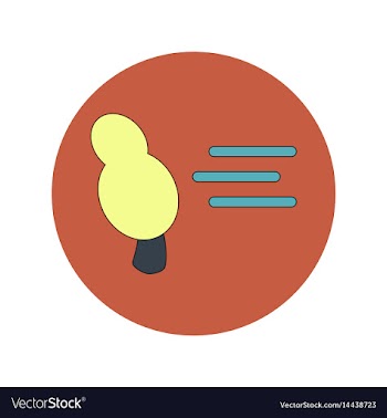 In flat design of storm and vector image