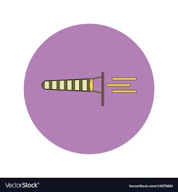 In flat design of storm and vector image