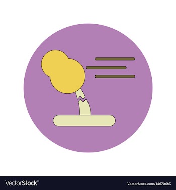 In flat design of storm and vector image