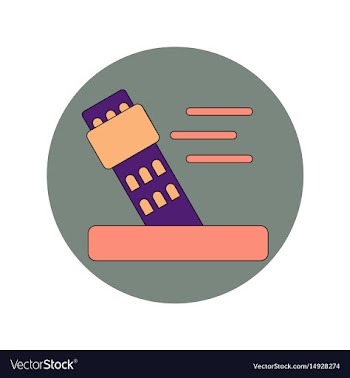 In flat design of storm and vector image