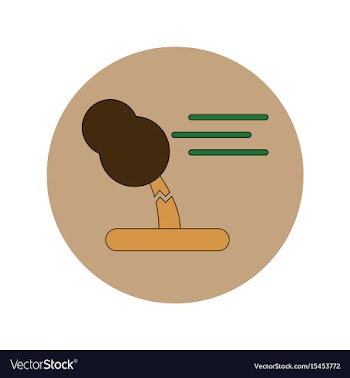 In flat design of storm and vector image