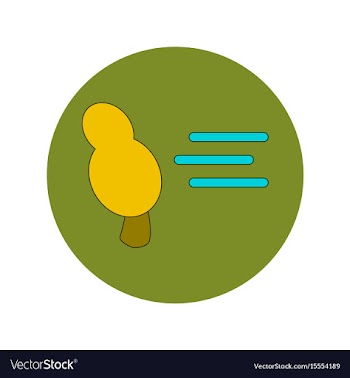 In flat design of storm and vector image