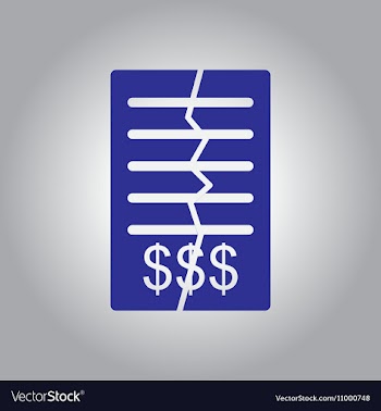 In flat design of terminate vector image