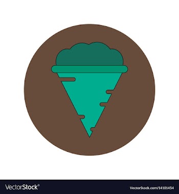 In flat design of tornado vector image