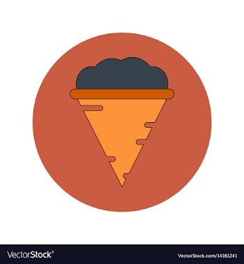 In flat design of tornado vector image